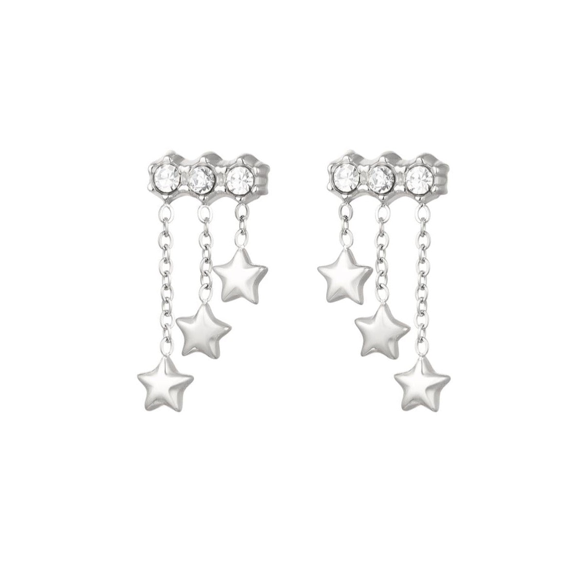 Leyna | Boucles d’oreilles (argenté)