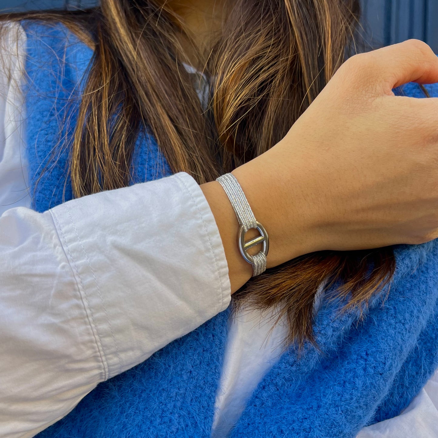Diana | Bracelet élastique à paillettes