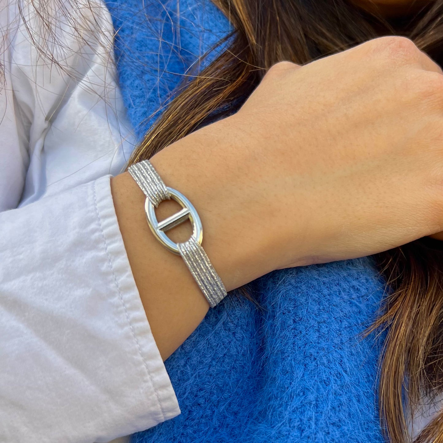 Diana | Bracelet élastique à paillettes
