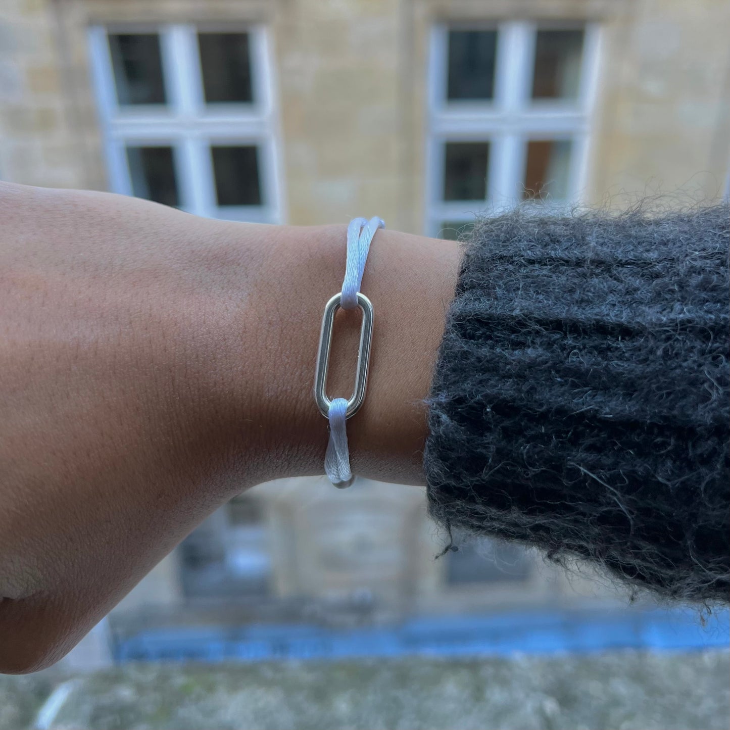 Oscar | Bracelet rond oval allongé