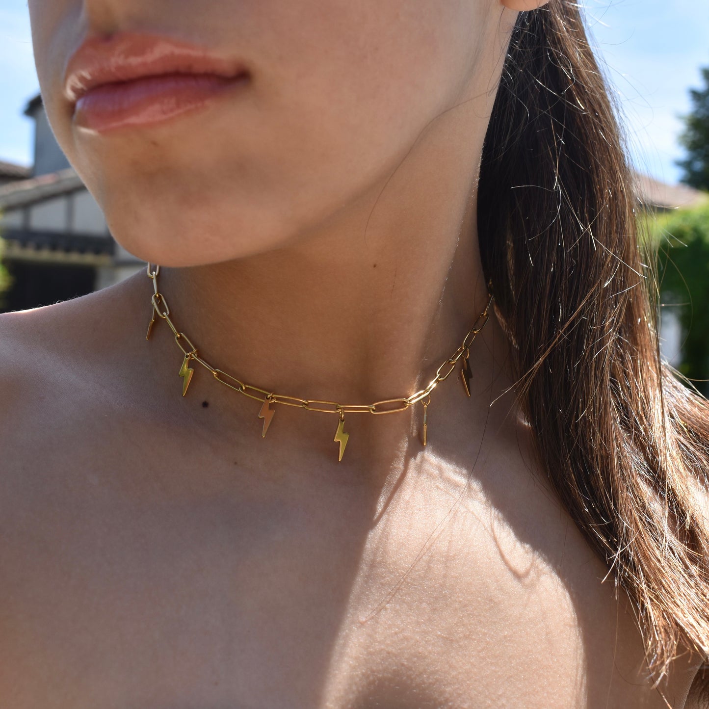 Mila | Collier éclair (doré)