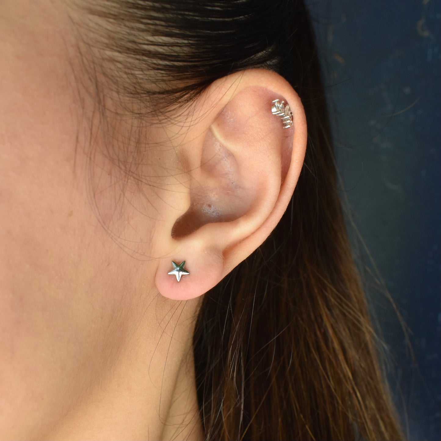 Stella | Puces d'oreilles (Argenté)