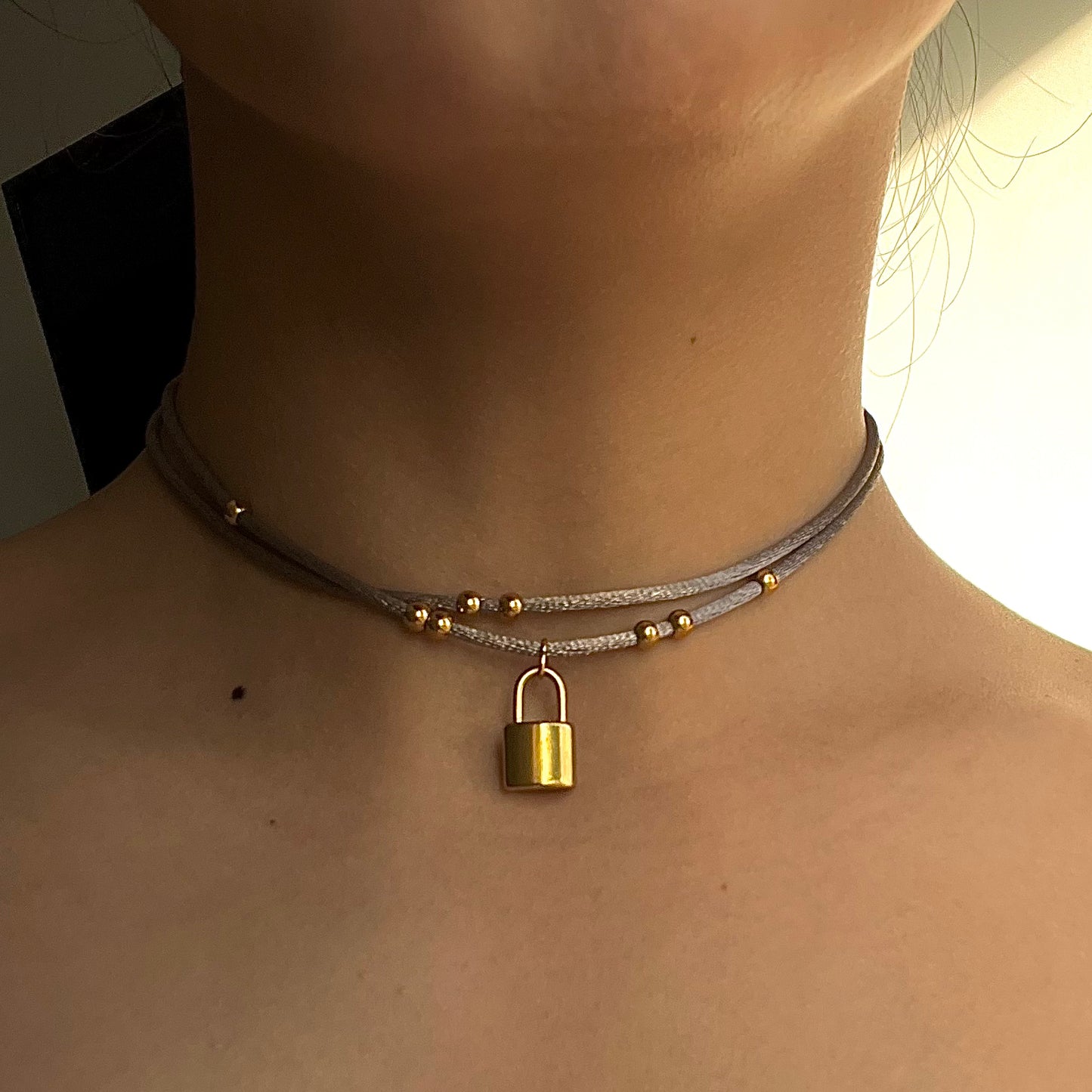 Grace | Collier double rang breloque au choix (Argenté ou Doré)